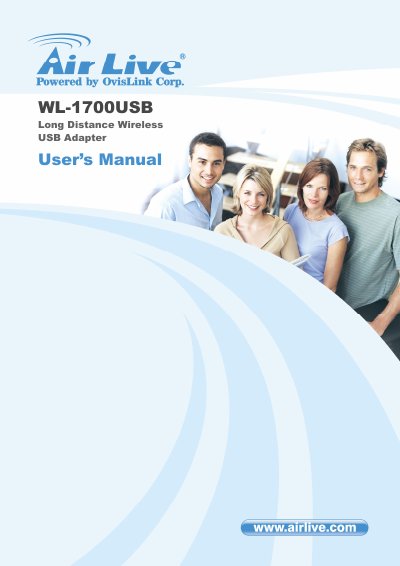 AirLive WL-1700USB Long Distance Wireless USB Adapter User Manual