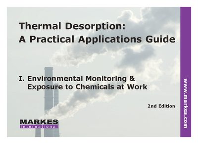 Markes International Thermal Desorption Practical Applications Guide - cover page