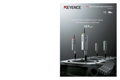 Keyence GT Series High-speed High-accuracy CCD Laser Displacement Sensor Manual - cover page