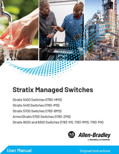 Rockwell Automation Stratix Managed Switches User Manual - cover page
