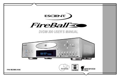 Escient DVDM-300 User Manual - cover page