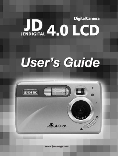 JD 4.0LCD User Manual - cover page