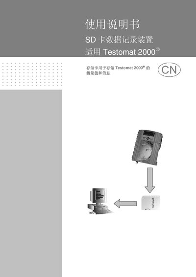 Testomat 2000 SD Card Data Logger User Manual
