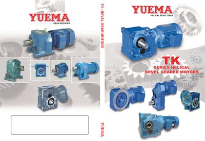 Yuema TK Series Helical‑Bevel Gearmotor Service Manual - cover page