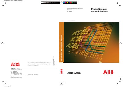 ABB Protection and Control Devices Electrical Installation Handbook - cover page