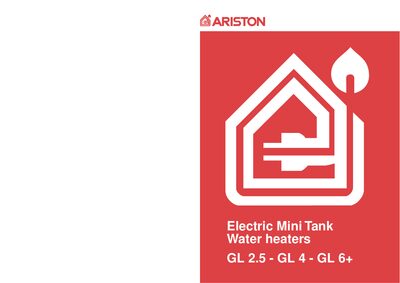 MTS GL 2.5/GL 4/GL 6+ Electric Mini Tank Water Heater User Manual - cover page