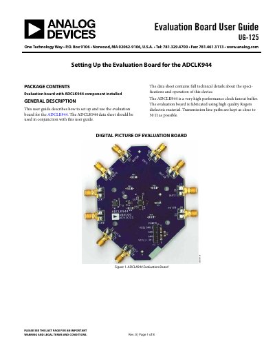 ANALOG DEVICES UG-125 handbook 