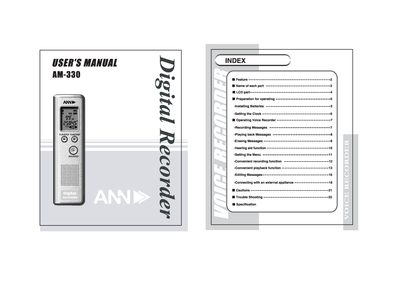 ANN AM-330 User Manual