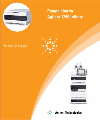 Agilent 1260 Infinity Binary Pump User Manual - cover page