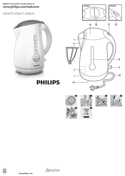 Philips HD4679/HD4677/HD4676 User Manual - cover page