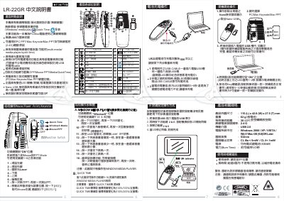 Infiniter LR-22GR Laser Pointer Controller User Manual