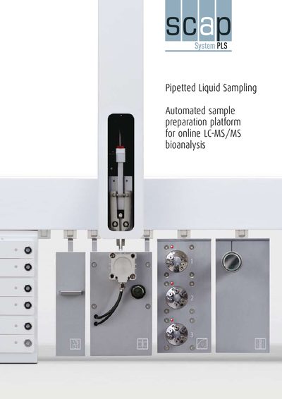 Prolab SCAP PLS Automated Sample Preparation Platform Manual - cover page