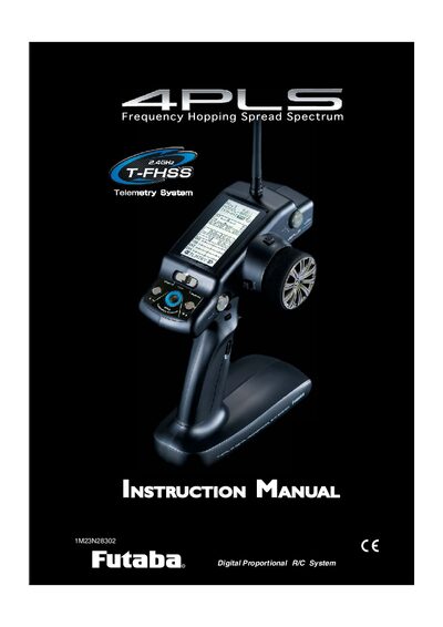 Futaba 4PLS-2.4GHz R/C System Instruction Manual - cover page