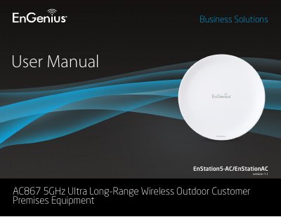 EnGenius EnStation5-AC/EnStationAC User Manual - cover page
