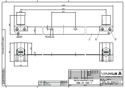 Vahle SMG-AF-2GR-1 Antennenuhrung Technical Data Sheet - cover page