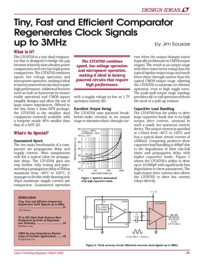 linear DESIGN FEATURES LTMag-V18N01-09-LTC6702-Sousae service manual