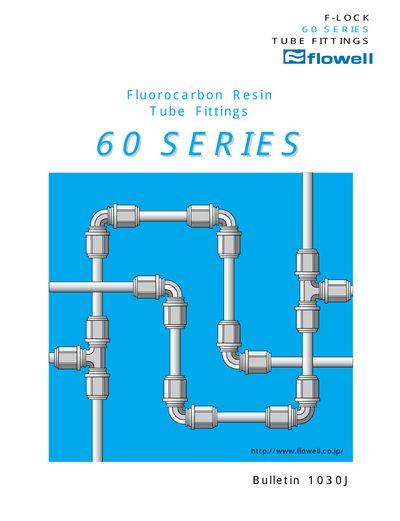 Flowell 60 Series Tube Fittings User Manual - cover page