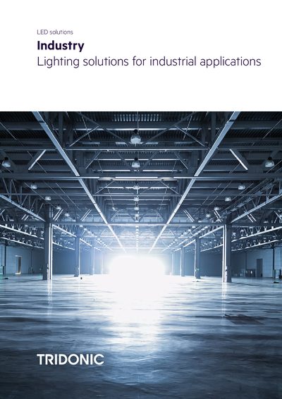 Tridonic Industrial LED Drivers Product Leaflet - cover page