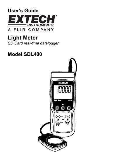 EXTECH EC500 ..........Waterproof ExStik II pH/Conductivity Meter EC510 ..........Waterproof ExStik II pH/Conductivity Meter Kit EC505 ..........Spare ExStik II pH/Conductivity cell mo - cover page