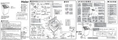 Haier XQB60-L828 LM / XQB55-L828 LM Washing Machine User Manual - cover page