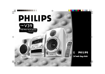 Philips FW-V39 Mini Hi-Fi System User Guide - cover page