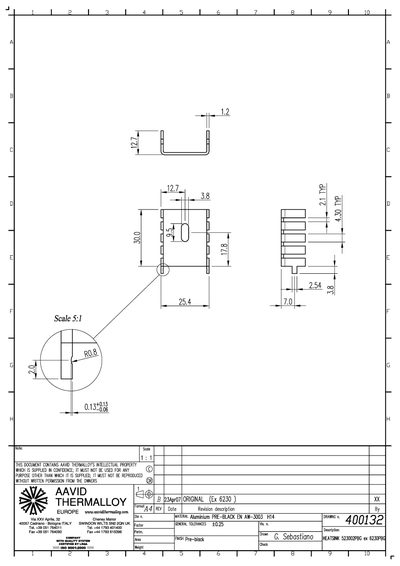 AAVID THERMALLOY 400132  - cover page