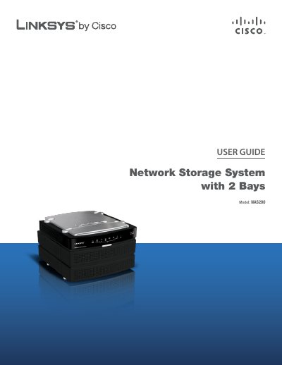 Linksys NAS200 User Guide - cover page