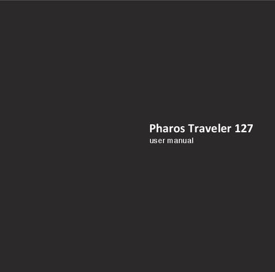 Pharos Traveler 127 User Manual - cover page
