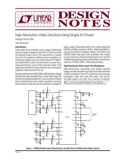 LINEAR dn396f handbook - cover page