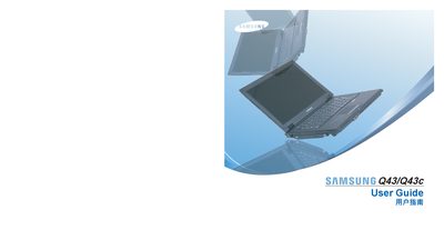 Samsung Q43/Q43c User Manual - cover page