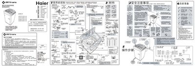 Haierautomate washing machineXQS75-Z1028 LM XQS70-Z9288 LM XQS60-Z1028 LM XQS60-Z9288 LM Manual - cover page