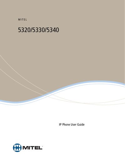 Mitel 5320/5330/5340 IP Phone User Guide
