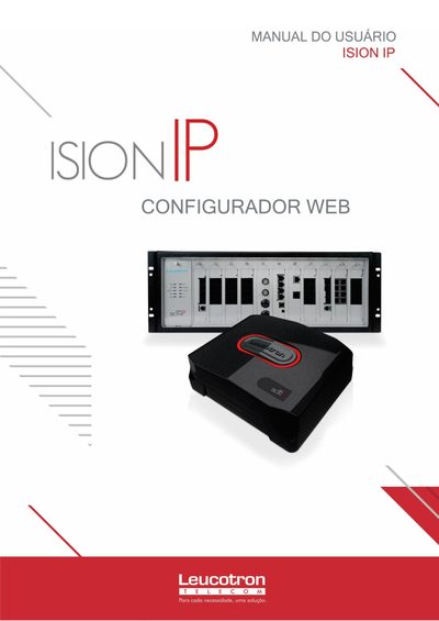 Ision 256M30R3 Web Configurator User Manual - cover page
