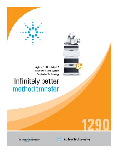 Agilent 1290 Infinity LC Intelligent System Emulation Technology Product Leaflet - cover page