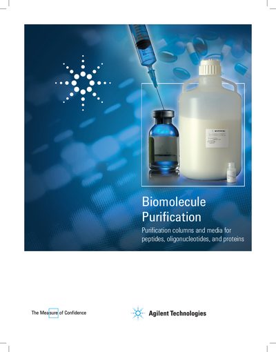 Agilent PLAP-S/PL-SAX/PL-SCX Biomolecule Purification Media Leaflet - cover page