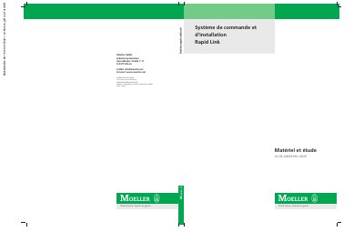 Moeller Rapid Link Control and Installation System User Manual - cover page