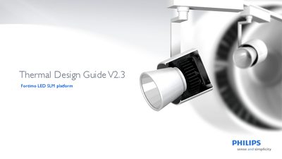 Philips Fortimo LED SLM Thermal Design Guide V2.3 - cover page