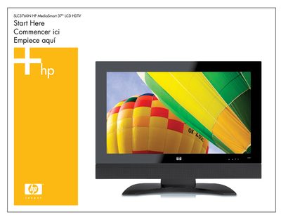 HP SLC3760N MediaSmart LCD HDTV Quick Start Guide