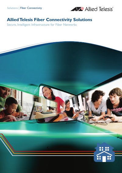 Allied Telesis Fiber Connectivity Solutions Brochure - cover page