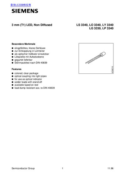 SIEMENS LS 3340 LO 3340 LY 3340 LG 3330 LP 3340 handbook
