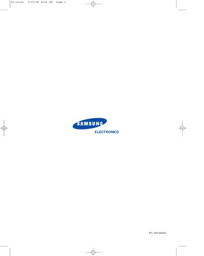 Samsung SF150 Fax Machine Operator's Guide - cover page