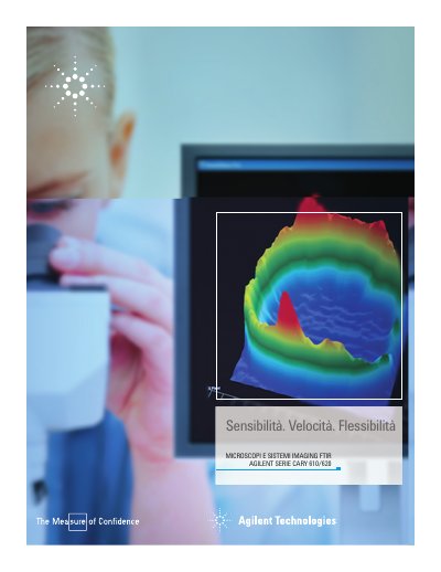 Agilent Cary 610/620 Series FTIR Microscopes Imaging Systems Brochure