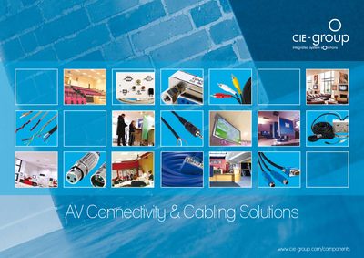 CIE-Group AV Connectivity Cabling Solutions Product Leaflet - cover page