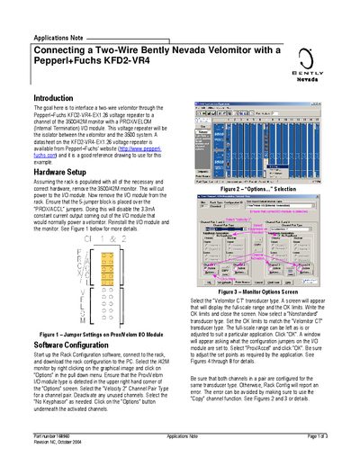 Bently Nevada Velomitor and Pepperl+Fuchs KFD2-VR4-EX1.26 Application Note