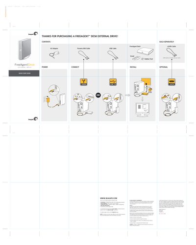Seagate FreeAgent Desk External Drive Quick Start Guide
