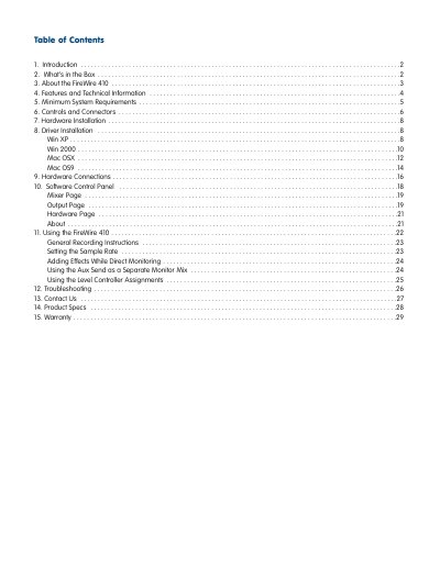M-Audio FireWire 410 User Manual - cover page