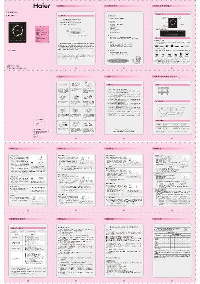 Haier C21-H3301 Induction Cooker User Manual - cover page