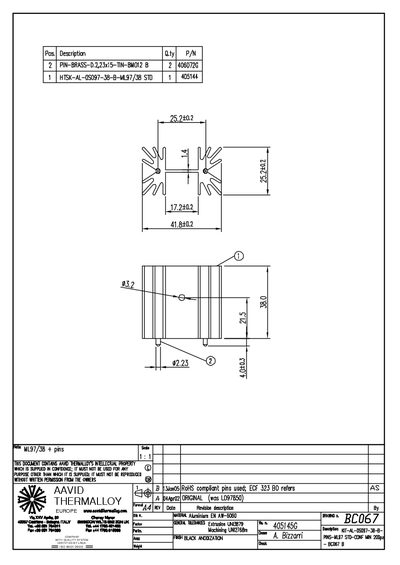 AAVID THERMALLOY - EUROPE AAVID THERMALLOY ISO 9001:2000 COMPANY WITH QUALITY SYSTEM CERTIFIED BY LRQA - cover page