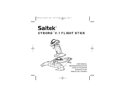 Saitek Cyborg V.1 Flight Stick User Manual - cover page