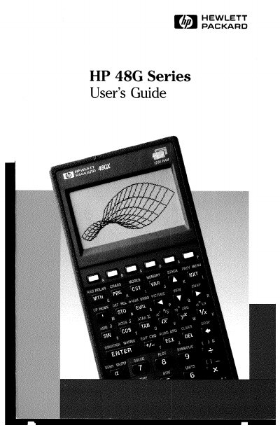 HP 48G Series User Manual - cover page